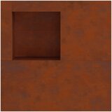  Kamin Smeđa 100 x 100 x 30 cm Čelik otporan na vremenske uvjete | shoptok.hr
