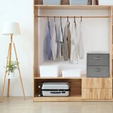 vidaXL Škatla za shranjevanje 2 kosa blago 43x34x23 cm siva, (20618566) | Shoptok.si