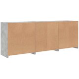  Komoda s LED svjetlima siva boja betona 181,5x37x67 cm | shoptok.hr
