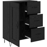 Kreveta Crni Hrast 69,5 x 34 x 90 cm Konstrukcijsko drvo | shoptok.hr
