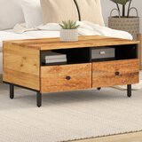 Stolić za kavu 80 x 54 x 40 cm od masivnog drva bagrema | shoptok.hr