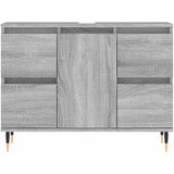  Kupaonski ormarić siva boja hrasta 80 x 33 x 60 cm drveni | shoptok.hr