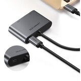 Ugreen USB-C na HDMI i VGA + PD adapter, sivi - u kutiji | shoptok.hr