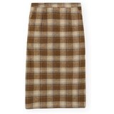 Compania Fantastica Krila COMPAÑIA FANTÁSTICA Skirt 11155 - Checks Kostanjeva Cene