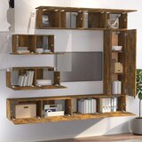 vidaXL 7-dijelni set TV ormarića boja dimljenog hrasta drveni | shoptok.hr