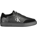 Calvin Klein Black Men's Jeans Leather Sneakers Cene