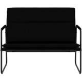  Klupa crna 100 x 64 x 80 cm od umjetne kože | shoptok.hr