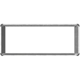  Povišeni vrtni krevet Srebrna 100 x 40 x 55 cm cinkani - 100 x 40 x 55 cm Pocinčani čelik | shoptok.hr