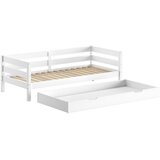 Vipack Bela otroška postelja iz masivnega bora z dodatnim ležiščem z letvenim dnom 90x200 cm Margrit – | Shoptok.si