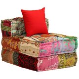  Modularni tabure za 3 osobe od tkanine s patchworkom | shoptok.hr