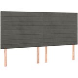  Krevet s oprugama i madracem tamnosivi 160x200 cm baršunasti | shoptok.hr