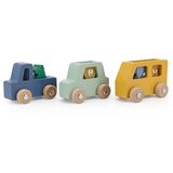 Trixie set 3 lesenih avtomobilov z živalmi Cene