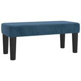 Box spring krevet s madracem tamnoplavi 80 x 200 cm baršunasti | Eponuda.ba