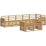  Set vanjskih sofa 8 pcs Bijela 310 x 132,5 x 73 cm | shoptok.hr