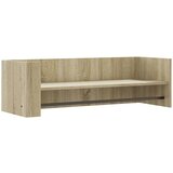 Maison Chic Stenska polica - Viseča Polica sonoma hrast 100x35x30,5 cm inženirski les, (21758659) Cene