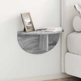  Polica na zidu Siva Sonoma 48 x 24 x 24 cm Konstruirano drvo | shoptok.hr