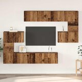  Set TV komoda Zidne 8 pcs Staro drvo Konstruirano drvo | Eponuda.com