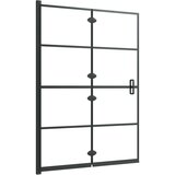  Zložljiva tuš kabina ESG 100x140 cm črna, (21027730) | Shoptok.si