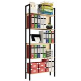 Lesnina-XXXL regal flakos 5, barva hrasta | Shoptok.si