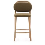 Kave Home Kaki zelen barski stol (višina sedeža 66 cm) Helda – | Shoptok.si
