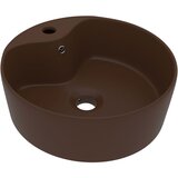  Luksuzni umivaonik mat tamnosmeđi 36 x 13 cm keramički | Eponuda.com