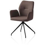 Livetastic Naslanjač Hilda, Rjava, Vrtljiv | Shoptok.si
