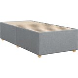  Okvir kreveta s oprugama i madrac svjetlosivi 80x200cm tkanina | shoptok.hr