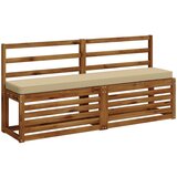  Jastučići za klupe - 2 dijela VUGHT 2 pcs 100% poliester Bež | shoptok.hr