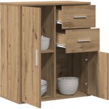 vidaXL Strani šal artisan hrast 60 x 31 x 70 cm Konstruiran les | Shoptok.si