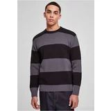 UC Men Heavy Oversized Striped Sweatshirt black/darkshadow