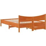 vidaXL Okvir kreveta s ladicama voštano smeđi 160x200 cm od borovine | shoptok.hr