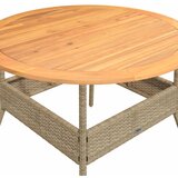  2-dijelni set vrtnih sofa od poliratana s jastucima bež | Shoptok.si