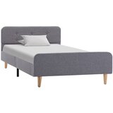  Okvir za krevet od tkanine svjetlosivi 90 x 200 cm | shoptok.hr