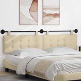  Držeće uzglavlje Zidne Krema 210 x 55 x 5 cm tkanina - Krema 200 cm bez LED | shoptok.hr