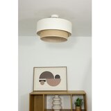  plafonski luster natia, 1x E27 (maks. 60 w), 230 v, prečnik 45 cm, bela/smeđa | Eponuda.com