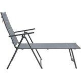 Ambia Garden VRTNI LEŽALNIK aluminij prašno lakirano antracit, temno siva | Shoptok.si