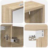  Set ormarića za kupaonicu 3 kom. 116 x 16 x 62,5 cm | shoptok.hr
