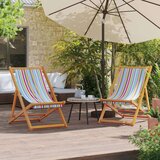  Sklopive stolice za plažu od tkanine 2 kom višebojne | shoptok.hr