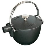 Staub Teekanne 1,15 L schwarz Gusseisen, rund | shoptok.hr