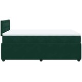 Box spring krevet s madracem tamnozeleni 120x200 cm baršunasti | shoptok.hr