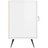 TV ormarić sjajni bijeli 150 x 30 x 50 cm od konstruiranog drva | shoptok.hr