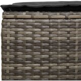  Vrtni otoman 2 Komad Siva i tamno siva 38 x 38 x 45 cm PE ratan | Eponuda.com