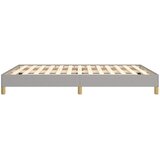  Okvir za krevet bez madraca svjetlosivi 140 x 190 cm od tkanine | shoptok.hr