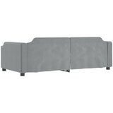  Dnevni krevet na razvlačenje svjetlosivi 100x200 cm od tkanine | shoptok.hr