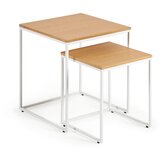 Kave Home Pomoćni stolići u setu 2 kom u dekoru hrasta 45x45 cm Yoana – | shoptok.hr