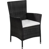  3-dijelni bistro set od poliratana crni | shoptok.hr