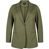 Zizzi Blazer 'Maddie' temno zelena | Shoptok.si