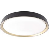  LED stropno svetlo ILVI, prigušiva, LED/45W/230V 2700-6500K prečnik 50 cm crna/mesing + daljinski upravljač u