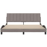  Posteljni okvir brez vzmetnice taupe 180x200 cm blago | Shoptok.si
