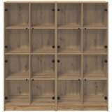 Highboard 2 pcs Umjetnički hrast 68 x 37 x 142 cm | shoptok.hr